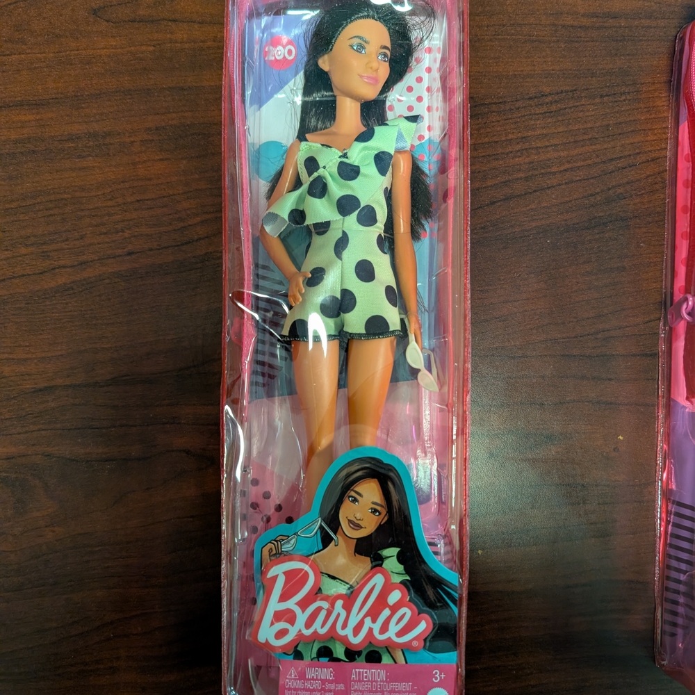 Barbie Doll in Stylish Polka Dot Outfit